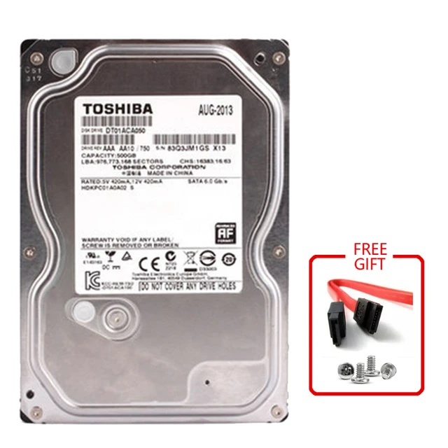 Fundir Superar Intrusión Toshiba-disco duro interno de 500 GB, 3,5, 500G, HDD HD, SATA 3,0, 7200RPM,  32MB, caché de 3,5 pulgadas, para PC de escritorio - AliExpress