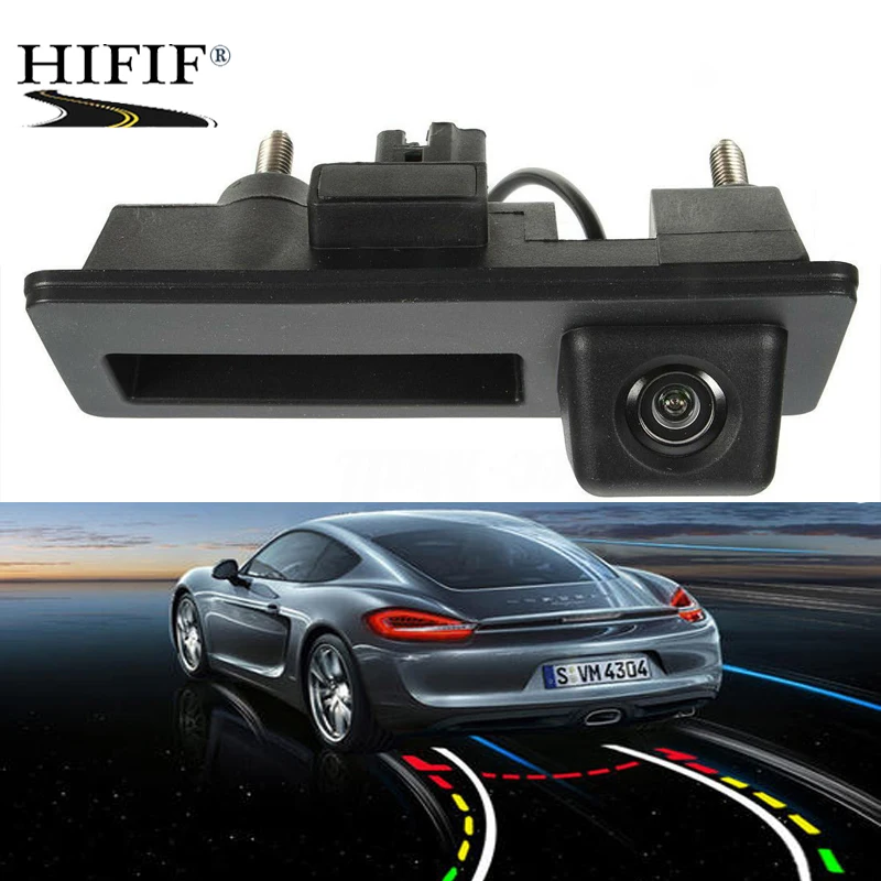 Камера заднего вида с ручкой багажника автомобиля CCD HD для Audi A4 A5 S5 Q3 Q5 VW Golf Passat Tiguan