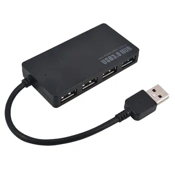 

Multi USB 3.0 Hub 4 Port High Speed Slim Compact Expansion Smart Splitter 4-port Ultra-thin Hub Splitter