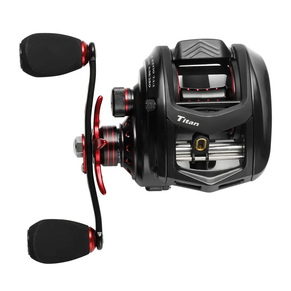 Saltwater Baitcasting Reel and Baitcaster 9BB 5.4:1 7.1:1 Bait Casting  Multiplier Coil Fishing Reel