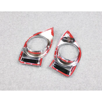 

2pcs Fog Light Frame Exterior For Toyota Highlander 2015-2016 Accessories Car Auto Front Lamp