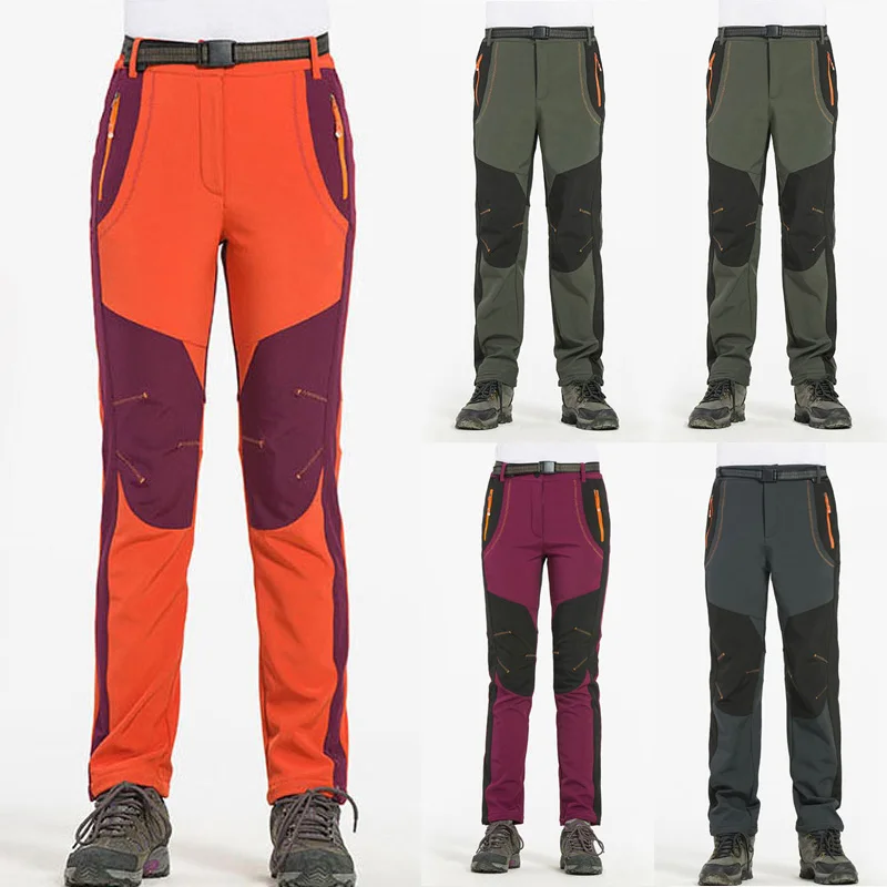 

Winter Ski Pants Women Outdoor Waterproof Windproof Long Pant Warm Padded Trousers Soft Fabric Not Easy To Pilling