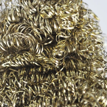 

New 8cm Diameter Copper Spiral Scourer Cleaning Ball for Machine Tool