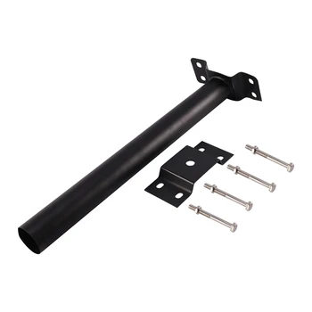 

1 Set Rust-Proof Wall Mounted Solar Light 50MM Mounting Pole Support for Solar Powered Wall Street Wall Light Lamp Steel Bracket