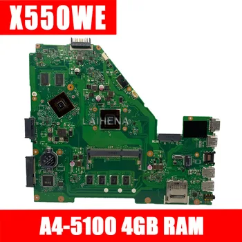 

X550WE Motherboard A4-5100U 4G RAM For ASUS Chromebook X550WE X550W D552W X552E X550EP Laptop motherboard X550WE Mainboard