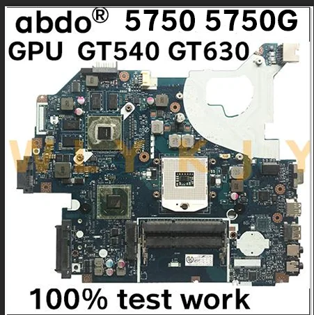 P5WE0 LA-6901P для ACER 5755 5755G 5750 5750G ноутбук материнская плата MBRCG02006 GPU GT540 GT630M 100% тесты