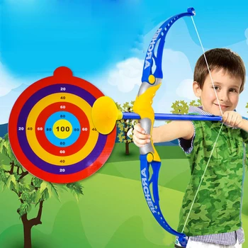 

Kids Archery Bow With Arrow Set Safe Shooting Hunting Game for Garden Park Fun Children Kids Toys