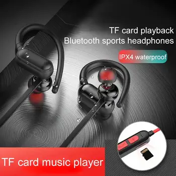 

Ear Hook Wireless Bluetooth 5.0 6D Surround Stereo TF Card Earphone Headset Over-ear Bluetooth headset