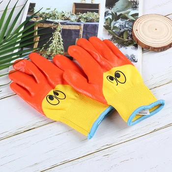 Kids Breathable Protective Durable Waterproof Garden Gloves