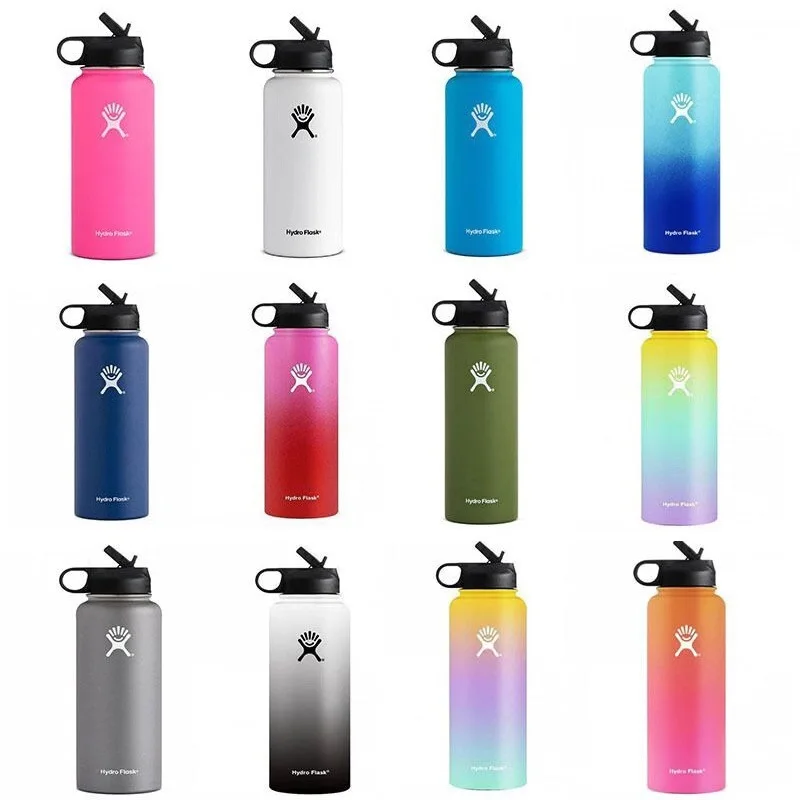 Фляга для воды Hydro Flask 32 унции/40 унций портативная дорожная фляжка из нержавеющей