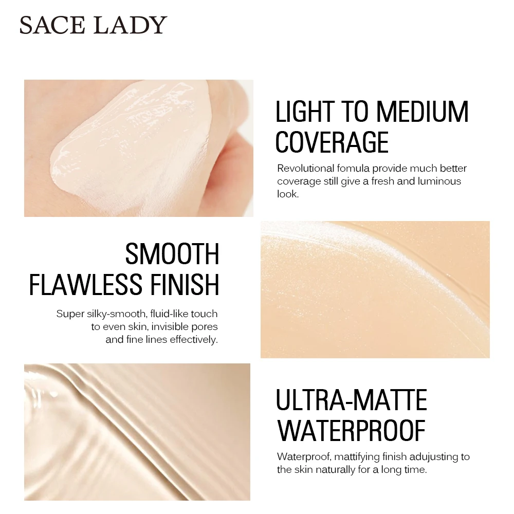 SACE LADY профессиональный набор для макияжа матовая основа Праймер макияж контроль