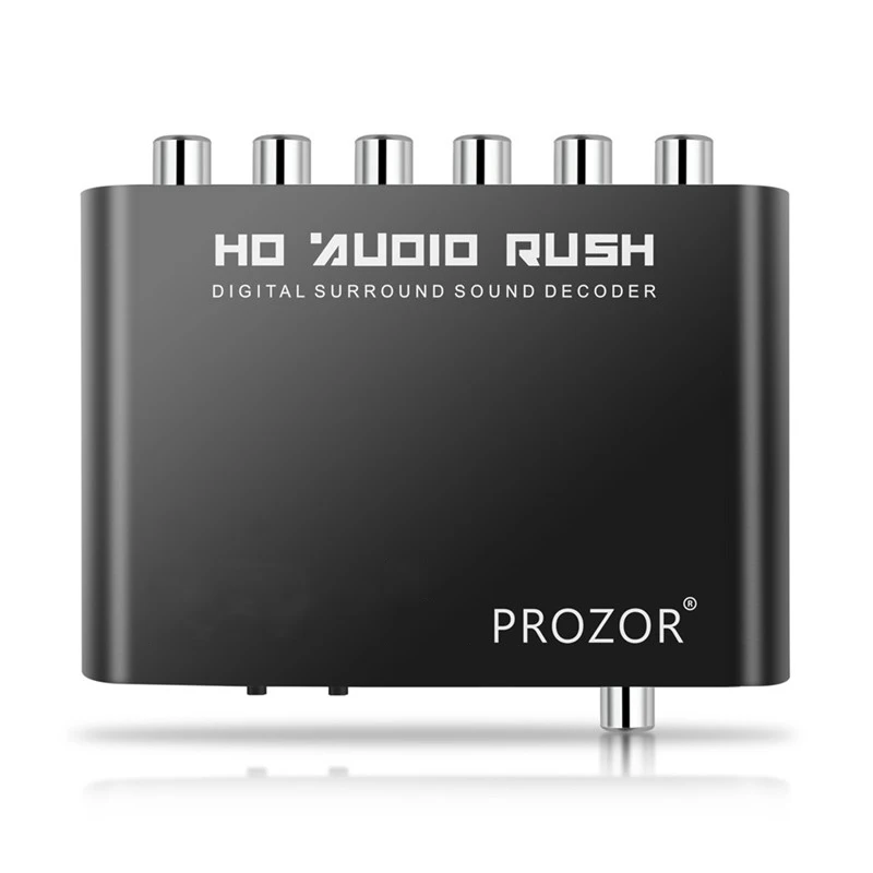 Proster для 5,1 цифровой аудио декодер HD Раш аудио Шестерня объемный звук декодер SPDIF цифровой для DTS AC3 декодер передач