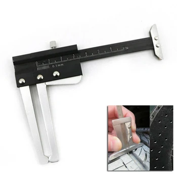

1pcs Vernier Ruler Brake Disc Tyres Measuring Tool Alloy steel Replacement