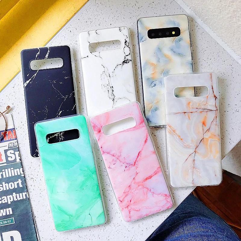 

Frosted marble soft Case For Samsung Galaxy A50 A70 S7 EDGE S8 S9 S10 Plus S10e A 30 A20 A10 M10 A6 PLUS A9 A7 2018 Cover