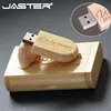 JASTER Customize LOGO wooden + Box Personal LOGO pendrive 4GB 8GB 16GB 32GB usb Flash Drive U disk Memory stick wedding Gift ► Photo 3/6