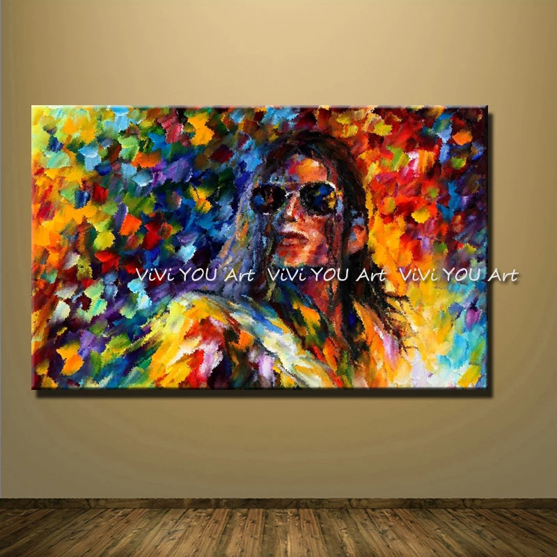 Oil-Painting-Picture-Canvas-Painting-Famous-Star-Michael-Jackson-Home-Decoration-Printing-On-Canvas (3)