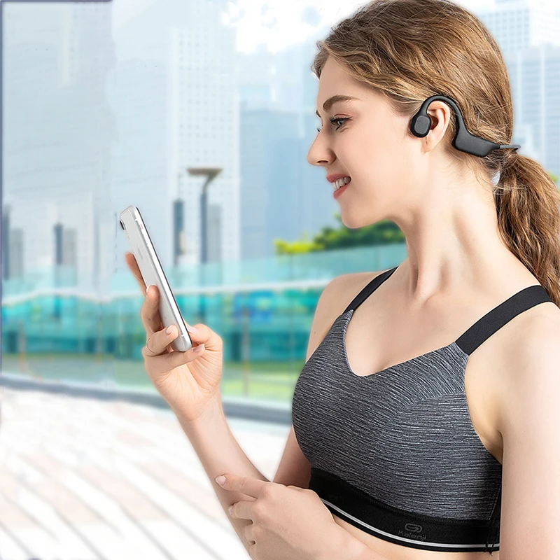 Bluetooth 5 0 водонепроницаемые и с защитой от пота беспроводные наушники костной