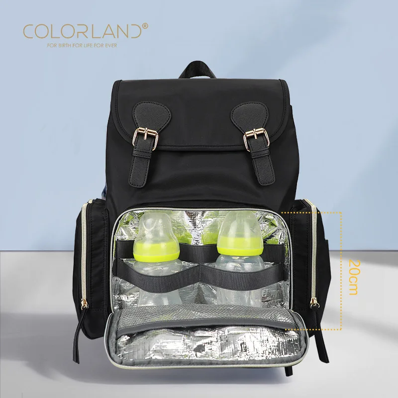 COLORLAND Детская сумка для подгузников рюкзак для мам Сумка для беременных большая сумка для подгузников дорожная сумка для мам органайзер для ухода за ребенком