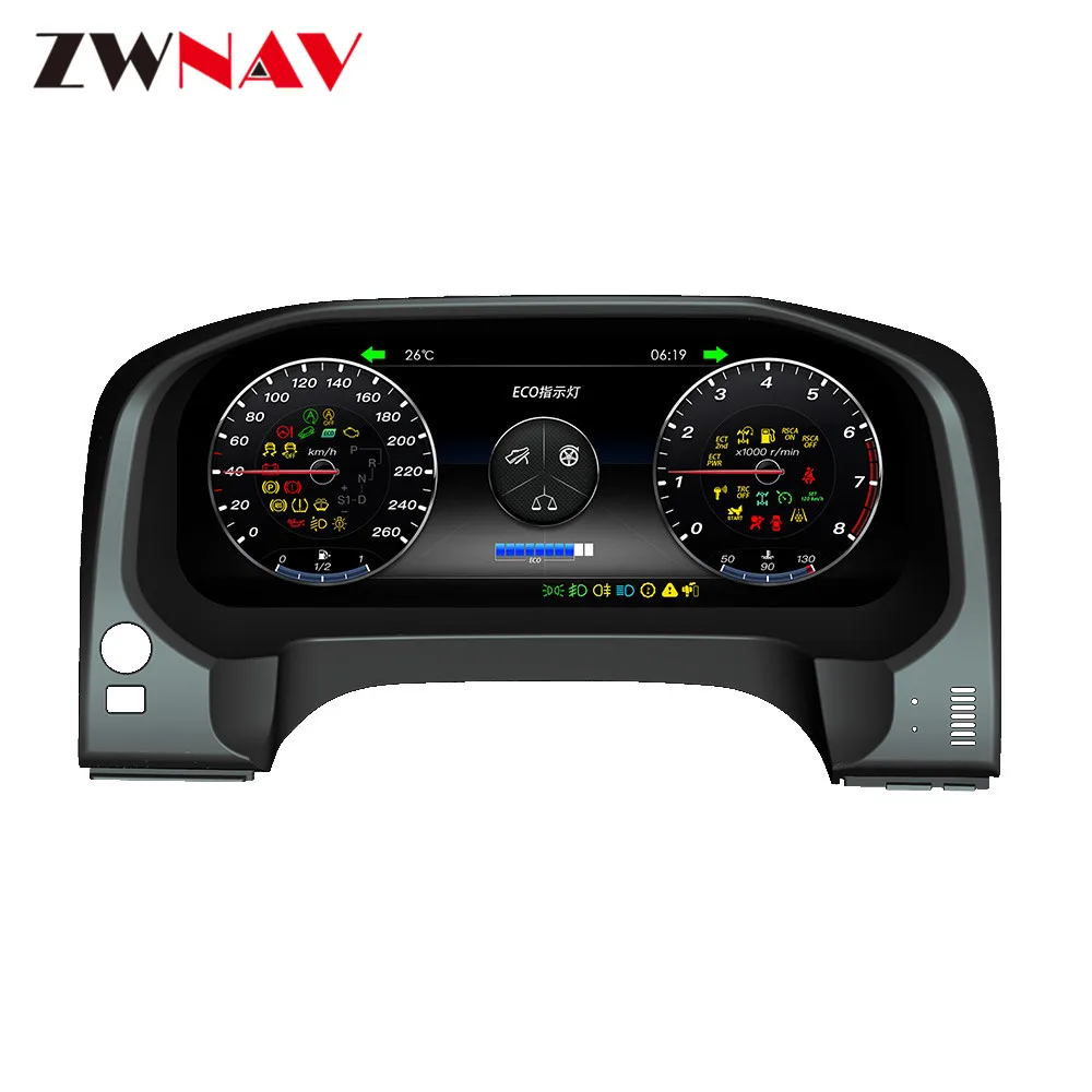 1" ЖК-дисплей Android 7,1 Приборная панель автомобиля дисплей gps Navi для Toyota Land Cruiser Prado J150 LC150 2009- головное устройство экран