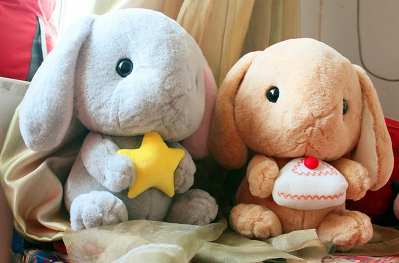 32/40 см Симпатичные мягкие Lop кролик мягкие Животные плюшевая игрушка кролик кукла подушка подарок для маленьких девочек, платье для дня рождения, рождественский подарок