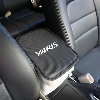 

Auto Console Central Armrest Pad Cushion Mat For Car Seat Box Protective Soft Mats for Toyota Yaris 2007-2009
