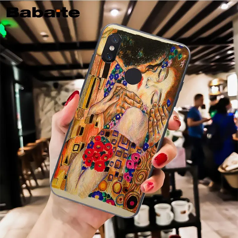Babaite Kiss Gustav Klimt Ван Гог Звездная ночь звезда чехол для телефона для Xiaomi MiA1 A2 lite F1 Redmi 4X 5Plus S2 Note7 Redmi Note4