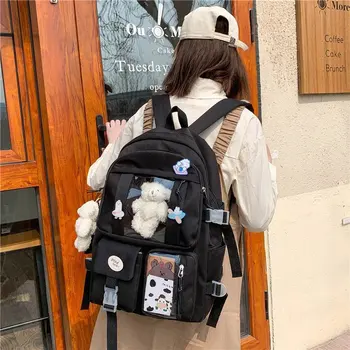 Japanese High School Girls Backpack School Bags For Teenage Girls Multipockets New 2021 Backpack Women Mochila Feminina Bags 3