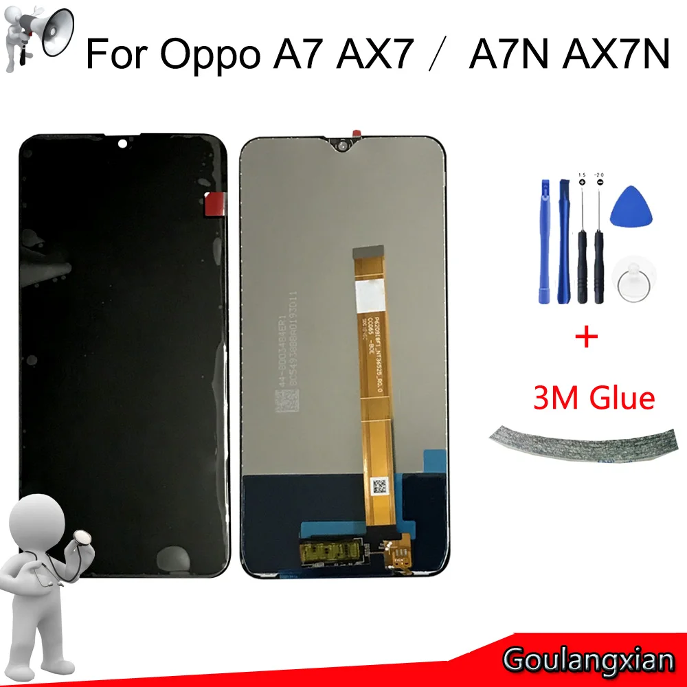 

6.2" AAA Original LCD For Oppo A7 AX7 LCD Display Touch Screen Digitizer Assembly For Oppo A7N AX7N LCD Replacement