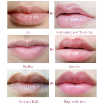 Korea Lip Mask Moisturizing Plumper Aloe Lip Balm gel Long Lasting Beauty Makeup Lips Care