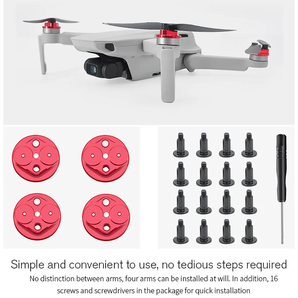 4 шт. металлические Чехлы для двигателей пылезащитный чехол DJI MAVIC MINI Drone|Наборы