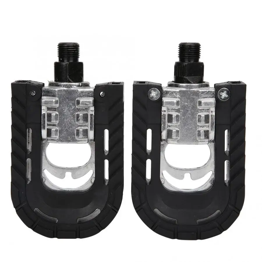 1 Pair Bicycle Pedal Foldable Road Mountain Bike Bearing Pedal Aluminum Alloy Lightweight Bearing Pedals Bicycle Accessories