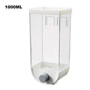 

Whole Grain Storage Box Kitchen Wall-mounted Grain Storage Tank Rice Bean Sealed Can Nut Box
