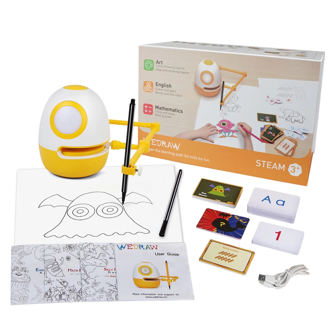 Wedraw Eggy New Children Inductive Intelligence Drawing Robot Genius Kit Early Learning Educational Tech Toys For Christmas Gift Wedraw Eggy New Children Inductive Intelligence Drawing Robot Genius Kit Early Learning Educational Tech Toys For Christmas Gift