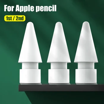 

1/2pcs Replacement Universal Stylus Touchscreen Pen 2 generation 1 generation For Apple Pencil iPad Stylus Pen Spare Nib Tip Cap