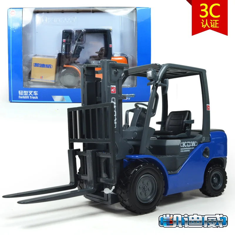 

Cadeve 1: 20 Fully Alloy Engineering Vehicle Forklift, Light Model Toy Collection Desk Ornament