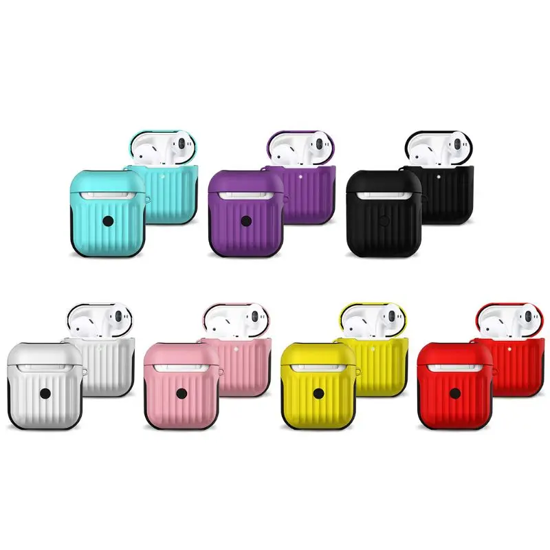 Жесткий защитный чехол с защитой от царапин для Apple Airpods 2 Наушники