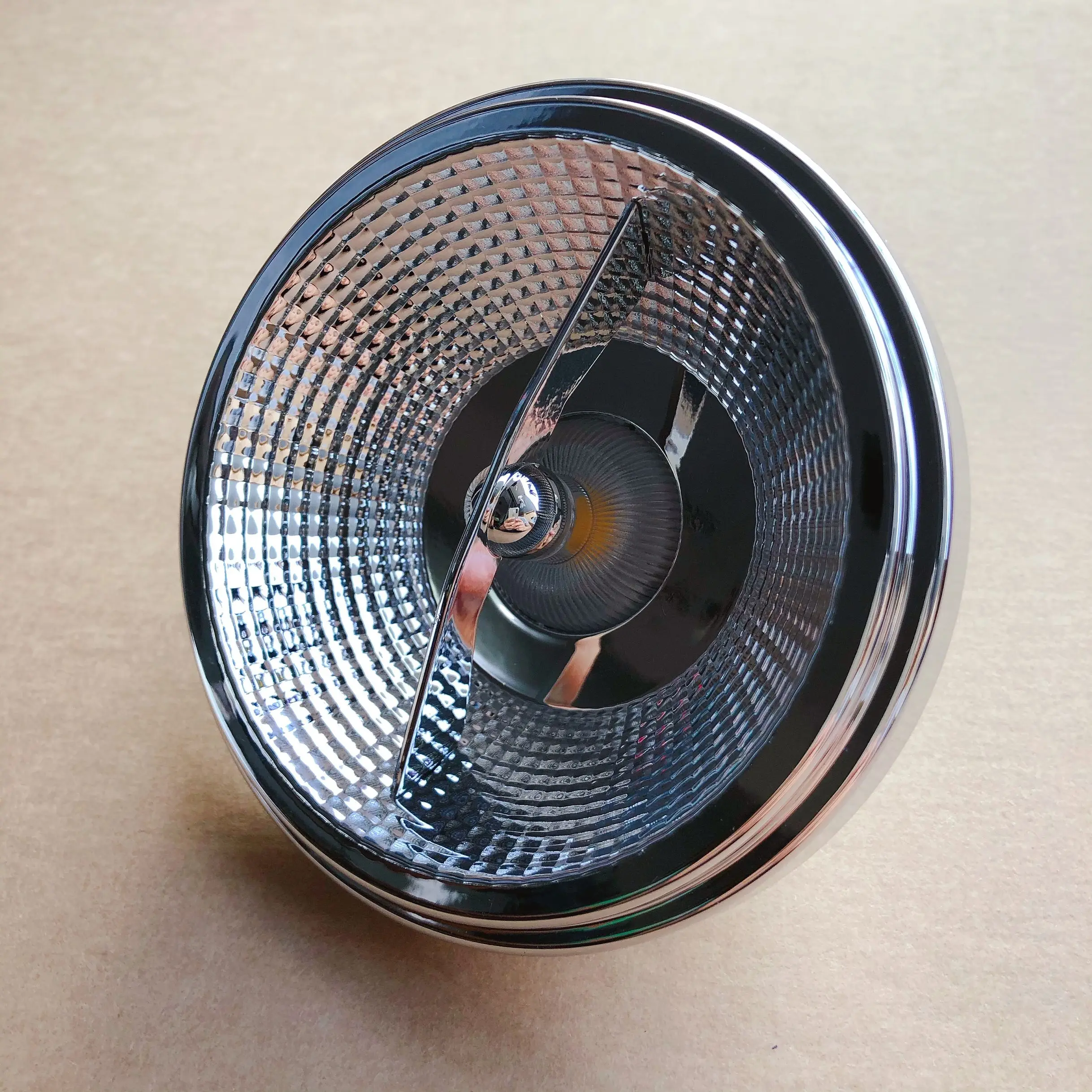 조광 가능 고출력 내장형 따뜻한 화이트 스팟 램프, 호텔 조명, AR111 10W/15W G53/GU10 베이스, QR111 COB 스포트라이트, 1 개