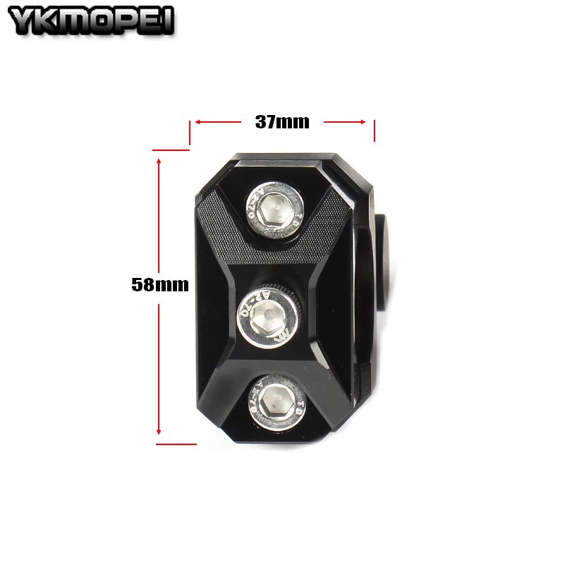 CNC алюминиевый руль для мотоцикла Pit Dirt Bike Fat Bar адаптер крепление на руль Riser Clamp 7/" до 1 1/8 22 мм до 28 мм