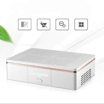 

HEPA Filter Aromatherapy Mini Portable ABS Cleaner Non Slip Silent USB Stand Home Office Anion Fresh Car Air Purifier