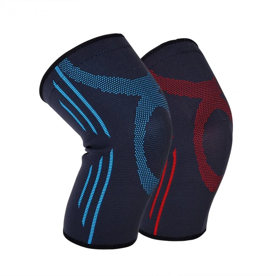 

1pc Sports Medical Knitted Patella Support Sleeve Volleyball Basketball Knee Protector Pad Elastic Leg Sleeve Bandage Wrap Belt