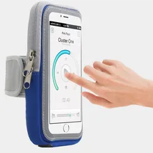 Brazalete deportivo para correr, a prueba de agua, para teléfonos móviles, banda para el brazo, soporte para teléfono, funda para el brazo para iphone X 8 Plus