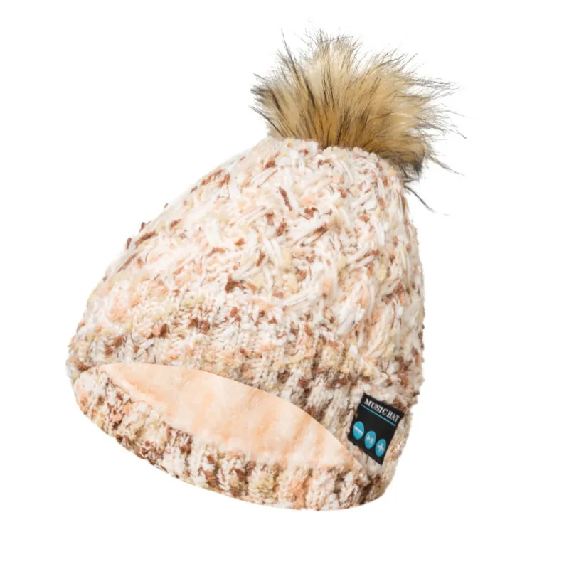 

Wireless Bluetooth 4.2 Earphones Hat Men Woman Autumn Winter Knitted Fabric Music Hat With Mic Suitable for Most Sports
