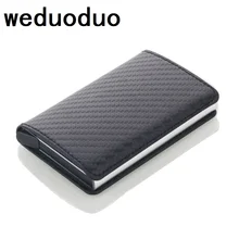 Нержавеющая сталь Мужской кредитный держатель для карт модный бренд держатель для карт металлический корпус для карт высокое качество органайзер для карт мини кошелек