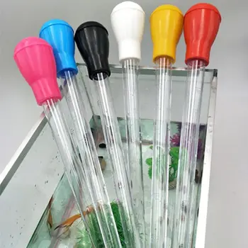 

50ml 16.9inch Pipette Aquarium Cleaner Pump Fish Tank Siphon Water Change Tool BBQ Tube For Cleaning Shifting
