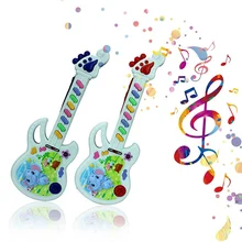 1 шт. случайный цвет новая детская Милая электронная гитара рифма развивающая Музыка Звук детская игрушка музыкальная игрушка ударные детские игрушки