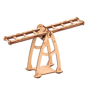 

Wooden Puzzle Children Adult Interesting Swing Boy Stress Relief Toy DIY Wooden Novelty Gag Toy Sports Entertainment