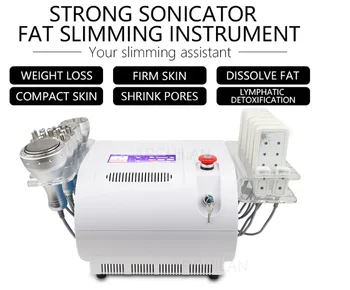 

Hot Sale 7 IN 1 Ultrasonic Vacuum RF Slimming Machine Fractional RF Skin Rejuvenation Loss Machine