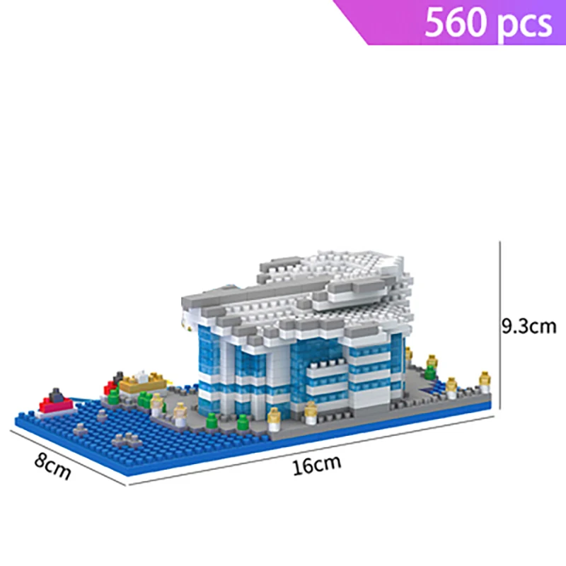 World Landmarks Micro Bricks Collection: Iconic Architecture Building Kits