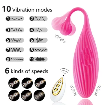 Remote Control G-spot Massager Vibrators for Women Female Clitoral Stimulator Vibrating Egg Sex Toys For Adults Vaginal Balls