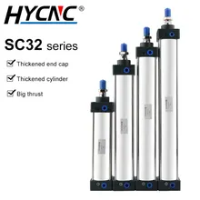 

SC32 Series Cylinder Inner Diameter 32mm Stroke 100-400 Standard SC Aluminum Alloy Double Acting Cylinder Pneumatic Components